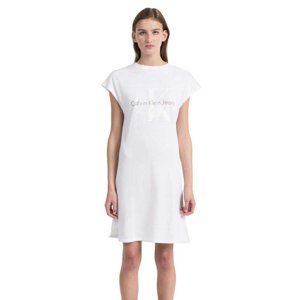 Calvin Klein dámské bílé šaty Doon - L (112)